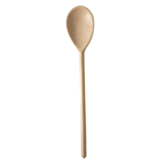 Łyżka z okrągłą rączką dł. 400 mm z drewna bukowego