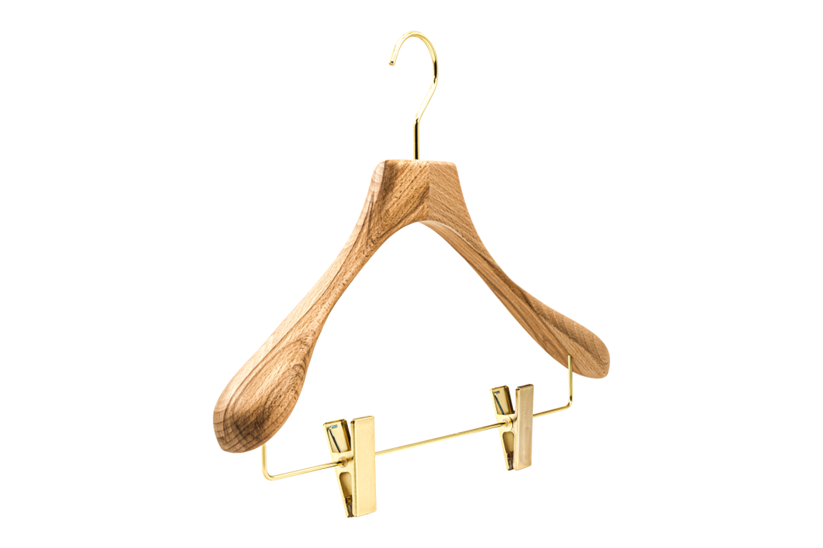 Wieszak B-SLIM z minimalistycznym designem, idealny do luksusowych wnętrz.